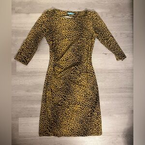 J. McLaughlin Cheetah Print Dress